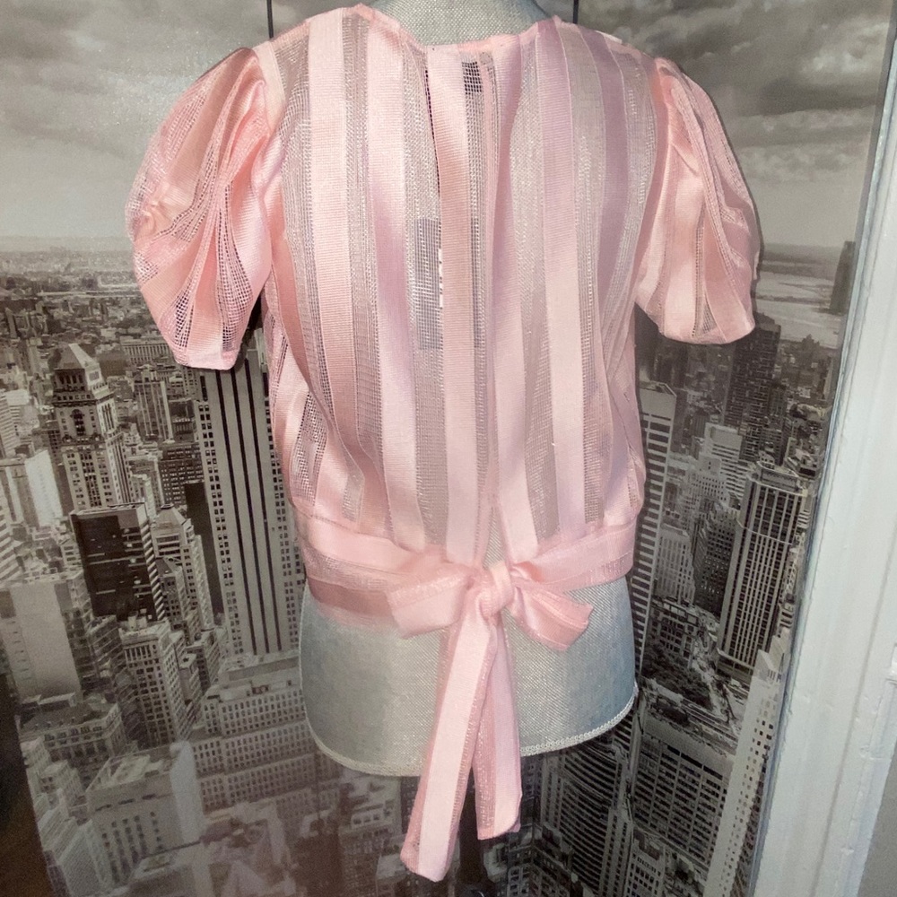 Striped Ribbon Top - Picture 2 of 5